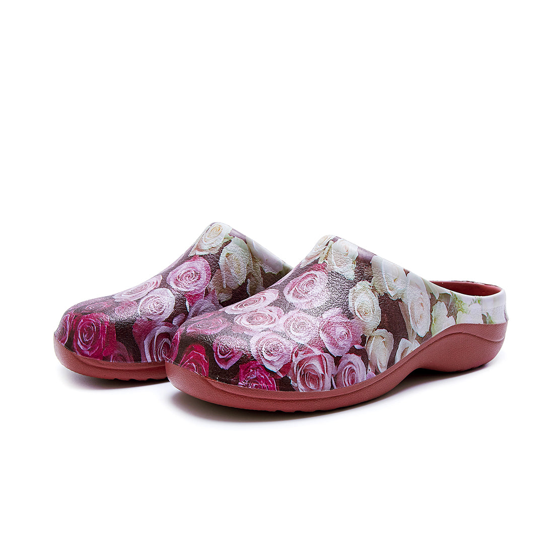 Nostalgia Rose Garden Clogs Backdoorshoes® Backdoorshoes Ltd