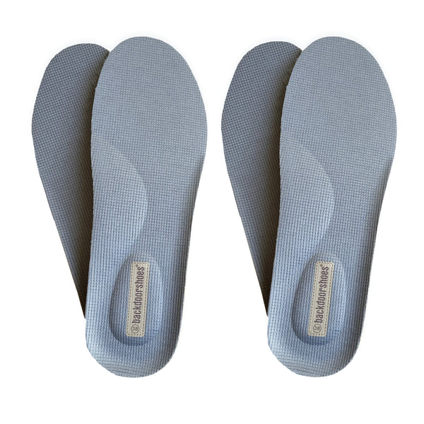 Comfort Plus Grey Insoles x 2 Pairs Backdoorshoes Ltd