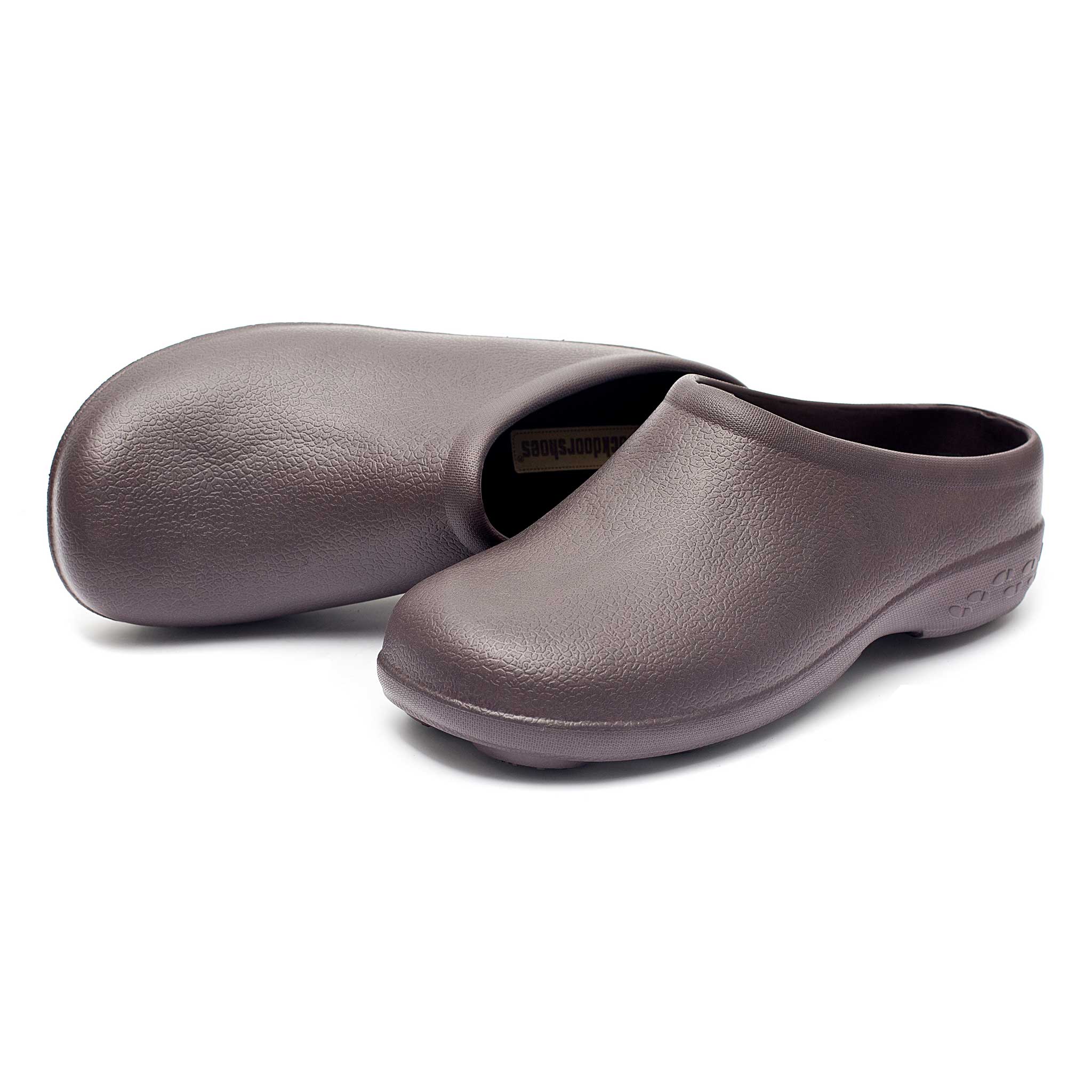 Just Brown Chunky Tread Classic Men's Clogs