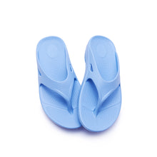 Load image into Gallery viewer, bright Pale blue supersole comfortable recovery flip flops