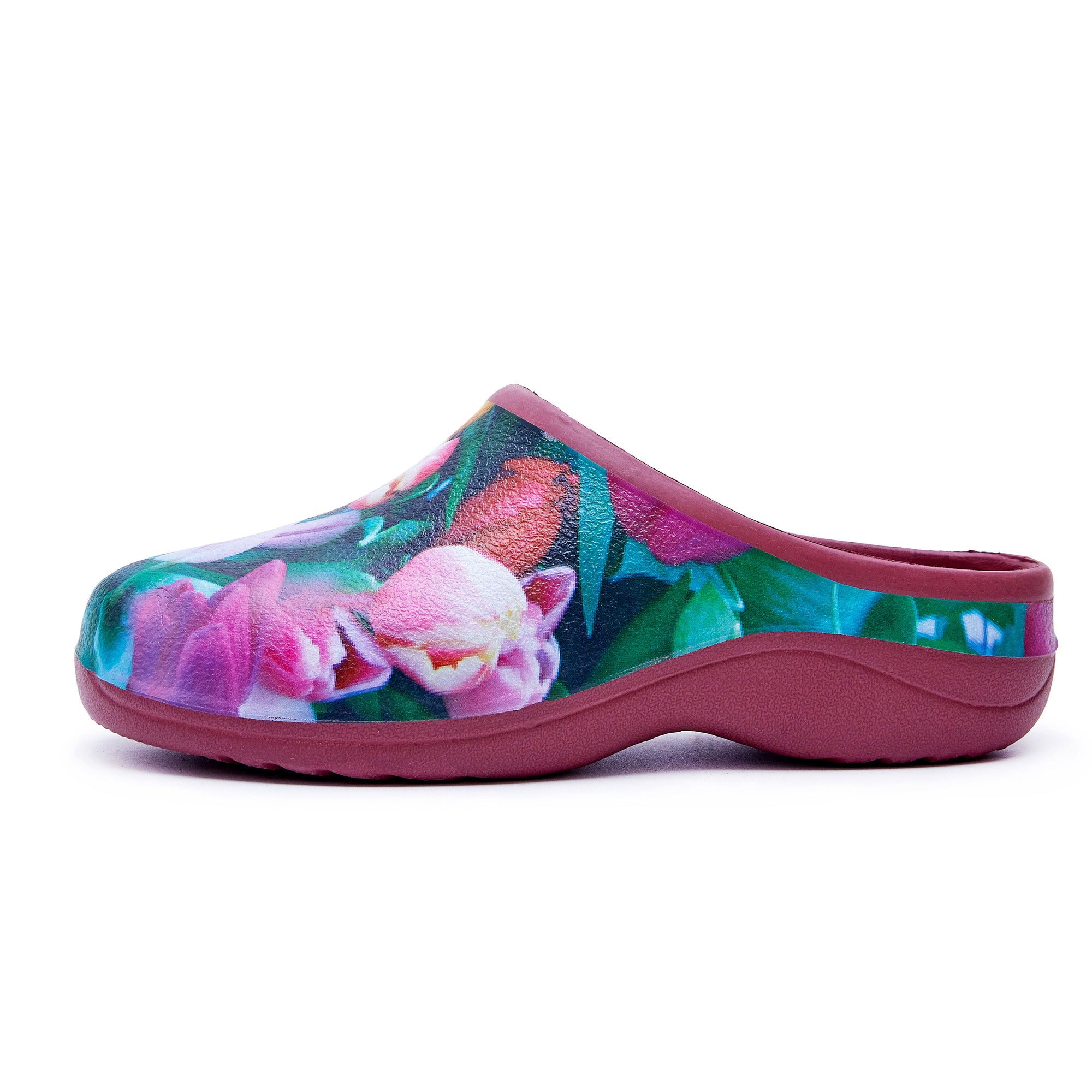 Tulip and Vieux Rose Garden Clogs Backdoorshoes®