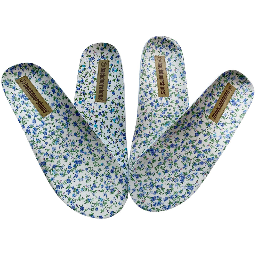 Insoles  Floral x 2 pairs - CLEARANCE Only available in sizes UK3-5