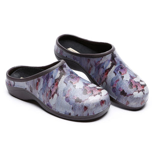 Blue Tree Camo Ladies Garden Clogs Backdoorshoes®