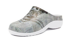 Washed Denim Canvas Garden Clogs Backdoorshoes®