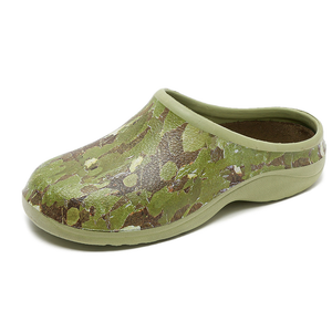 Green Camo Ladies Garden Clogs Backdoorshoes®