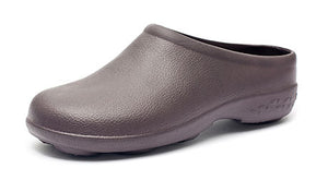 Just Brown Chunky Tread Clogs