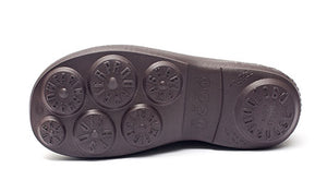 Just Brown Chunky Tread Clogs
