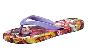 Autumn Leaves Ladies Flip Flops