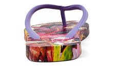 Load image into Gallery viewer, Autumn Leaves Ladies Flip Flops