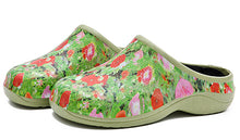 Load image into Gallery viewer, Poppy Explosion Half Sizes Garden Clogs Backdoorshoes®