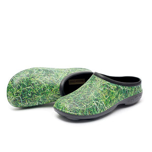 Grass Chunky Tread Clogs
