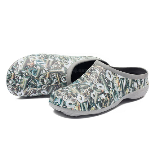 Nuts and Bolts Chunky Tread Clogs