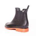 Load image into Gallery viewer, Jumpy Chelsea Boot  - Noir &amp; Orange