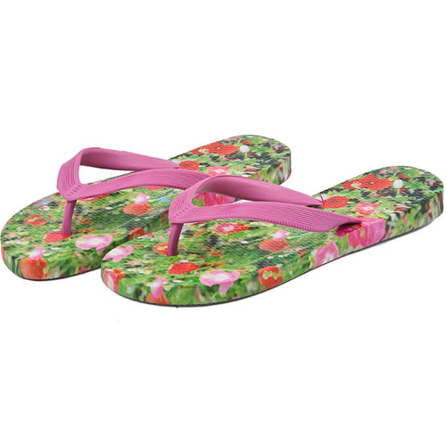 Poppy & Cosmos Ladies Flip Flops